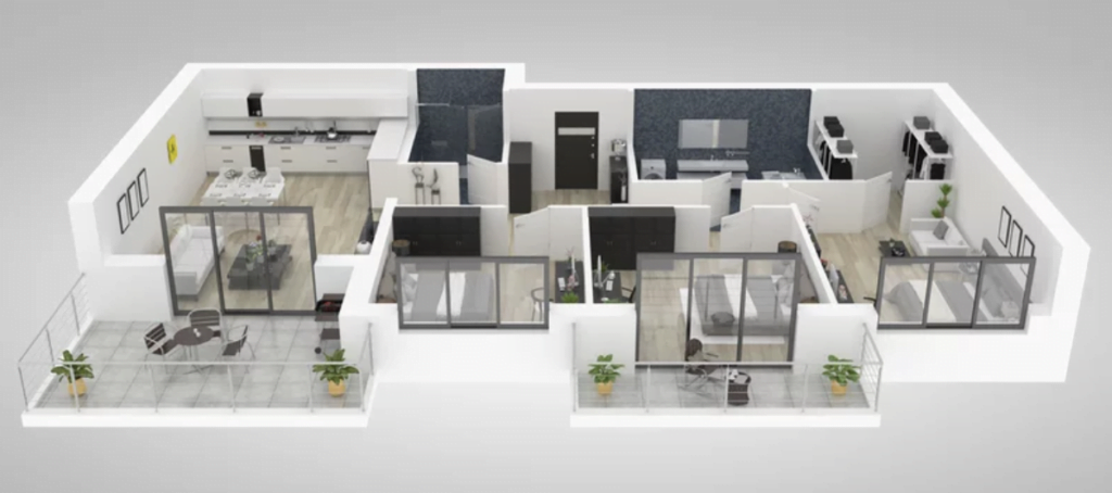 Barndominium Floor Plan, 3d Floor Plan Rendering Service, home renderings